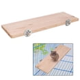 thumbnail image 4 of Natural Wooden Rectangular Pet Hamster Chinchilla Chipmunk Cage Chew Toy Stand Platform Pedal, 4 of 4
