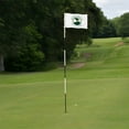 thumbnail image 4 of DianYu Pebble Beach Golf Links Pin Flag Practic Putting Green Golf Flag For Backyard Garden  Miniature Pin Flag with Three Brass Grommets 20x13Inch, 4 of 5