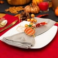 thumbnail image 4 of GOOHOCHY 4 servilleteros con forma de calabaza para el Festival de la Cosecha, para restaurantes y hoteles., 4 of 7