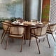 thumbnail image 4 of Clubhouse Electric Dining Tables Rock Panerock Panel Combination Large Hotel Dining Tables Mesa Comedor Kitchen Furniture QF50DT My Lux Decor Round, 4 of 12