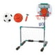 thumbnail image 5 of Aro de baloncesto para piscina, juguetes para piscina, flotador de fútbol para piscina, juguetes con pelotas y bomba para nadar, adultos, amigos,, 5 of 8