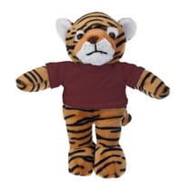 Plushland Tiger Plush Toys 12 Inch, Soft Stuffed Animal Cuddly Personalized Gift - Custom Text on Shirt - Great Present for Mothers Day, Valentine Day, Graduation Day, Birthday Home Decor