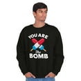 thumbnail image 5 of You Are Bomb Ice Pop Firecracker Sweatshirt for Men or Women Brisco Brands S, 5 of 5