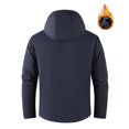 thumbnail image 3 of Letdown Mens Jackets, Hooded - Insulated Detachable Liner Windproof Cold Jacket Casual Thickened Fleece Zipper Up Lightweight Jacket for Men, 3 of 8