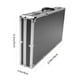 thumbnail image 2 of Caja de herramientas de aleación de aluminio, estuche rígido multifuncional para almacenamiento de piezas, caja portátil, 2 of 8