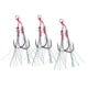 thumbnail image 4 of 3pcs Ganchos De Carbono Ganchos De plantilla De Pesca Cebos Anzuelos Anzuelos 13, 4 of 8