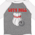 thumbnail image 4 of Inktastic Let's Roll Bowling Boys or Girls Long Sleeve Baby Bodysuit, 4 of 5