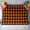 Orange, variant on Black Red Plaid Backdrop for Photoshoot,Photography Photo Studio Background Wall Backdrop,Vintage Rustic Buffalo Checked Gingham Back Drop Banner Panel for Portraits Wedding Live Streaming 7x5Ft