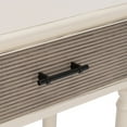 thumbnail image 4 of SAFAVIEH Ryder Solid 2 Drawer Console Table, Distressed White/Griege, 4 of 15