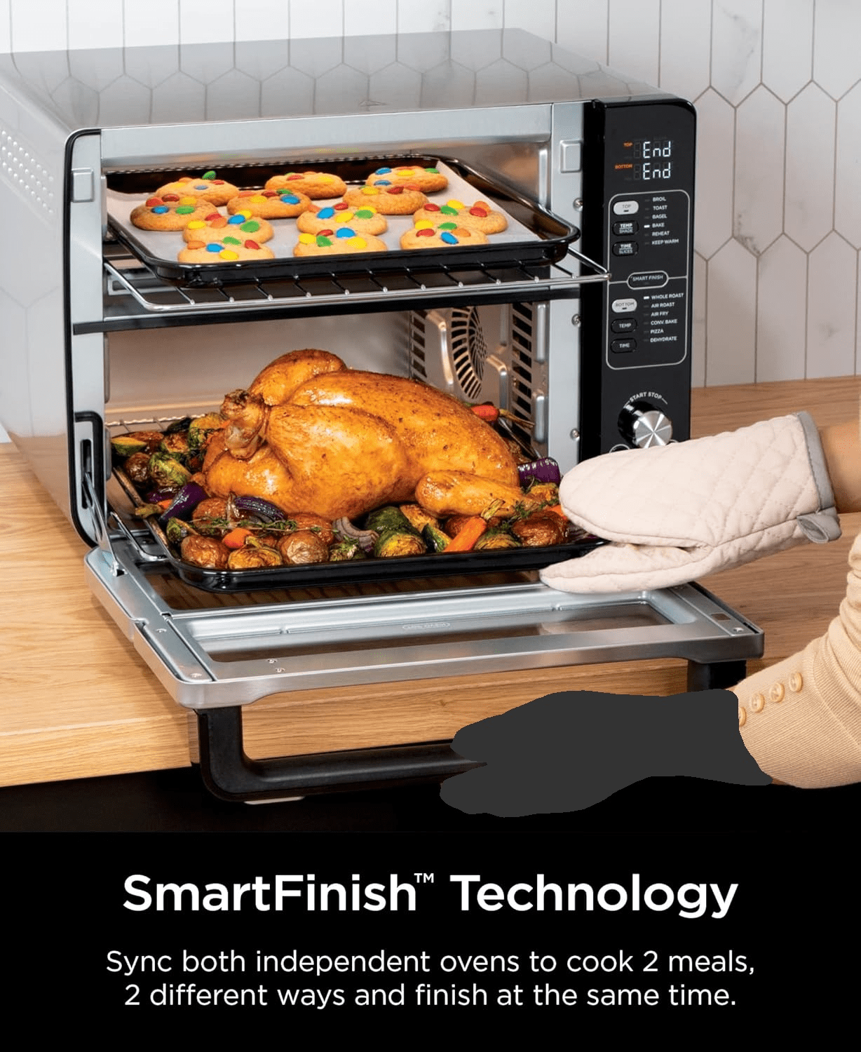 Ninja 1800 W 12-in-1 Double Oven