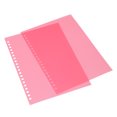 thumbnail image 4 of Paper Cover Clear Sheet Cover Binding Presentation Cover Binding Cover 50Pcs Sheet Protector Paper Binding Cover Matte A5 20 Holes PP Plastic For Presentation, 4 of 8