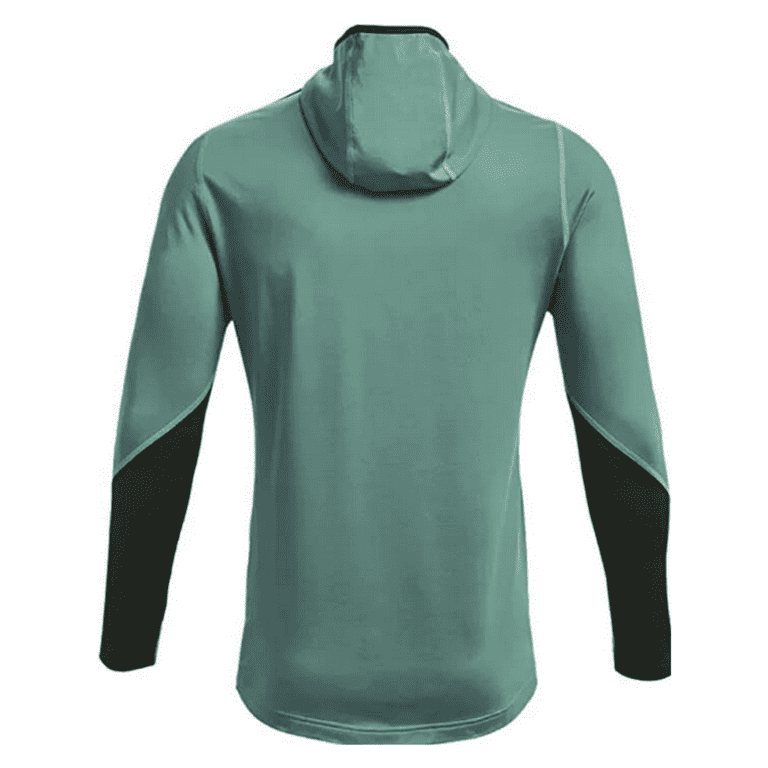 Under Armour Men s ColdGear Infrared Hoodie Pullover Lichen Blue Black L