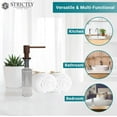thumbnail image 4 of Strictly Sinks Contemporary Liquid Soap Dispenser - Stainless Steel Dish Soap Refillable Dispenser, 4 of 10
