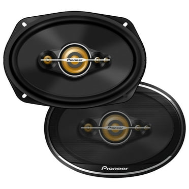 (Pack 2) PIONEER TS-A6991FH, 5-Way Coaxial Car Audio Speakers, Full Range, Clear Sound Quality, Easy Installation and Enhanced Bass Response, Deep Basket 6 x 9 Oval Speakers