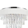 thumbnail image 5 of CWI Lighting Franca 8 Light Metal Flush Mount Light in Chrome, 5 of 7