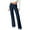Navy Blue, variant on Women's High Waist Athletic Yoga Pants - Workout Leggings with Pockets - Polyester/Spandex - S-XXXL