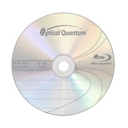 Optical Quantum BD-R 25gb 6x Blu-ray Recordable Disc Logo Top 50-pack Spindle - Optical Recording Media