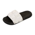 thumbnail image 1 of Amzcrzy Zapatos de mujer,Zapatos de mujer,Zapatillas de mujer, Zapatillas de verano informales y cómodas para mujer, zapatillas planas de suela suave para playa a la moda Sandalias Mujer Zapatillas D, 1 of 6