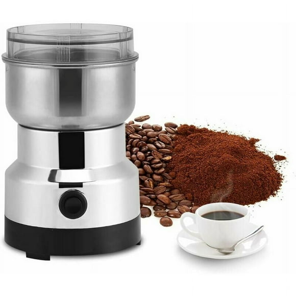 Electric Coffee Grinder Nut and Grain Grinder, Stainless Steel Food Grinder Electric Coffee Grinder and Blender Grinder for Coffee Beans, Flax Seed and Other Spices 14500rpm