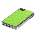 thumbnail image 5 of MYBAT Pearl Green Silver Plating Luxurious Lattice Alloy Elite Dazzling Back Protector Cover with Diamonds ( with Package ) for APPLE iPhone 4S/4, 5 of 5