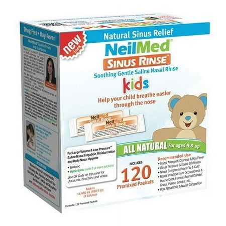Neilmed Sinus Rinse Premixed Paediatric Packets - 120 Ea, 3 Pack