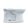 thumbnail image 2 of TOTO® Drake® Elongated Universal Height TORNADO FLUSH® Toilet Bowl with CEFIONTECT®, Cotton White - C776CEFG#01, 2 of 5