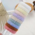 thumbnail image 3 of Banda para el cabello de felpa de color caramelo, cuerda para la cabeza roja de red, banda de goma simple, accesorios para el cabello de otoño e invierno, accesorios para el cabello de alta, 3 of 5