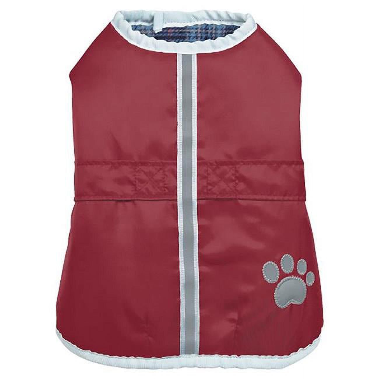 Zack & Zoey UM0472 24 83 ThermaPet NorEaster Dog Coat, Burgundy - Extra Large