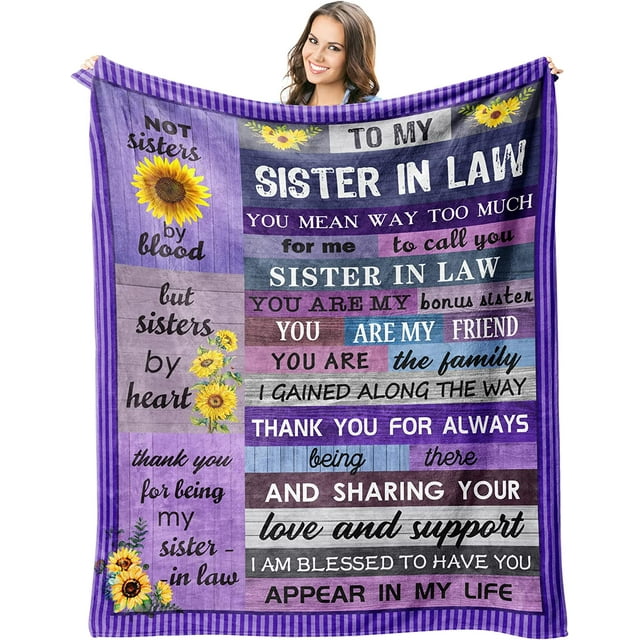 LHSHID Daughter in Law Gifts Throw Blankets Gifts for Daughter in Law Daughter in Law Gift Ideas Mothers Day Birthday Gifts from Daughter in Law Bonus Daughter Gifts Blanket for Sofa 50x60in