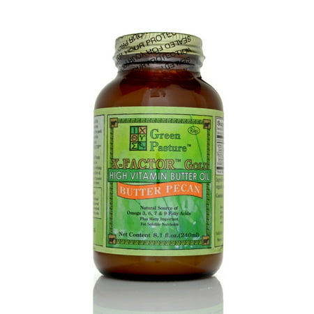 Green Pasture X-Factor High Vitamin Butter Oil, 8.1 oz/240mL - Butter (The Best Butter Pecan Ice Cream)