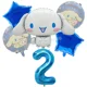 thumbnail image 3 of Decoración para fiesta de cumpleaños con diseño de Cinnamoroll, vajilla para fiesta de bienvenida al bebé, suministros para mesa, taza, mantel, número, globo, adorno para tarta, telón de fondo, 3 of 5