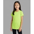 thumbnail image 3 of Real Essentials 5 Pack: Girls' Short Sleeve Dry-Fit Athletic T-Shirt - Active Gym Crew Neck Tops for Teens Kids (Ages 4-16), 3 of 6