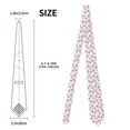 thumbnail image 3 of Salouo Lavender Flowers Pattern Men's Silk Ties 4.7"Necktie for Men Formal Ties Business Necktie Men's Wedding Fashion Accessory, 3 of 7