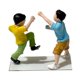 thumbnail image 1 of Figura humana a escala 1/64: Figura en miniatura moderna, pintada a mano, a escala 1:64 para Dos niños jugando, 1 of 9