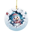 thumbnail image 1 of Decoraciones Navideñas Muñeco Nieve Dibujos Animados WDOplteas, 1 of 9