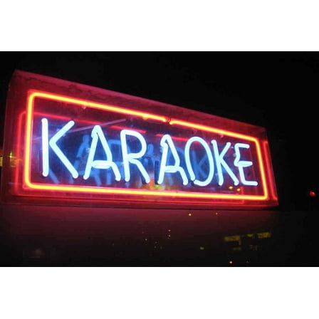Queen Sense 14" Karaoke Neon Sign Acrylic Box Man Cave Handmade Neon Light 114KWRAB