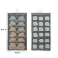 thumbnail image 5 of Bueautybox 15/24/30 Pocket Wardrobe Hanging Socks Bra Underwear Bag Storage Pouch Organizer, 5 of 6