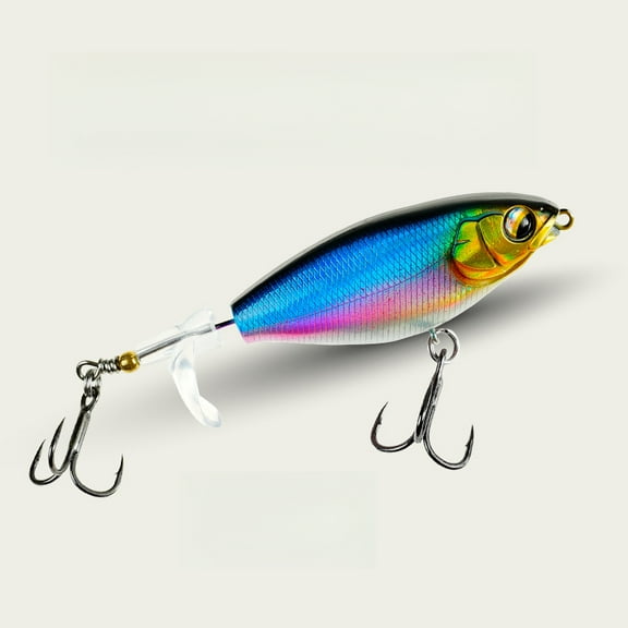 2PC Fishing Lures Jigs Micro Surface Series Tractor Long Casting Floating Fake Bait Freshwater Blue Green White black Red