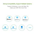 thumbnail image 5 of WiFi Adapter AC 600 Mbps USB Wireless Network Extended Range Receiver Dongle Internal Antenna Realtek Dual Band 2.4/5 Ghz Mini for Windows Mac Linux - 600Mbps AC600, 5 of 5
