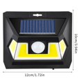 thumbnail image 2 of Luces Con Sensor Solar Sensor De Cuerpo A Prueba De Agua Lámpara Solar Que Detecta La Luz De Pared Solar Con Perla Led Resistencia Al Calor Resistencia A Las Heladas Para Patio Jardín Al Aire Libre Vogacara HA022322-00, 2 of 7