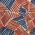 thumbnail image 4 of Plutus Brands Red, Blue Sketch Abstract Luxury Throw Pillow-Size:20" x 30", 4 of 9