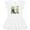 AA-White, variant on Inktastic Cute Lizards Hanging out Girls Baby Dress