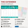 thumbnail image 5 of Crackled Blush | 2027 14x10" 18 Months Desk Pad Calendar | July 2026 - December 2027, 5 of 9