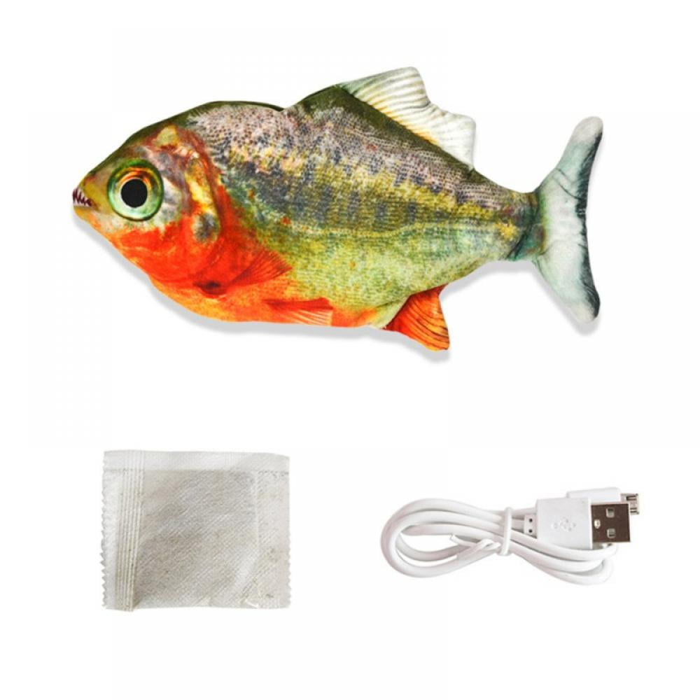Floppy Fish Cat Toy, Dancing Fish for Small Dogs, Realistic Cat Kicker