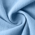 thumbnail image 4 of Tsesme Linen Capris Sleeve Tops for Women V-Neck Pullover T Casual T-Shirt Relaxed Fits Breathable Summer Tops ,Blue,5XL, 4 of 6