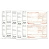 TOPS W-2 Tax Forms, 6-Part, 5 1/2 x 8 1/2, Inkjet/Laser, 50 W-2s & 1 W-3