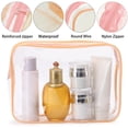 thumbnail image 3 of Bolsas cosméticas Tbestmax, transparentes, impermeables, de viaje, paquete de 10, 3 of 8