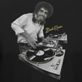 thumbnail image 3 of Teelocity Bob Ross DJ Bob Black Short Sleeve Graphic Tee, 3 of 4