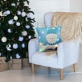thumbnail image 4 of Christmas Throw Pillow Covers With LED Lights Linen Picturesque Light Up Christmas Series Cushion Cover Cases For Home Living Room Bedroom Office, 4 of 7