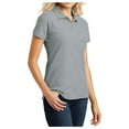 thumbnail image 4 of Yellow Rooster Female Core Classic Women Pique Polo Gusty Grey S, 4 of 6